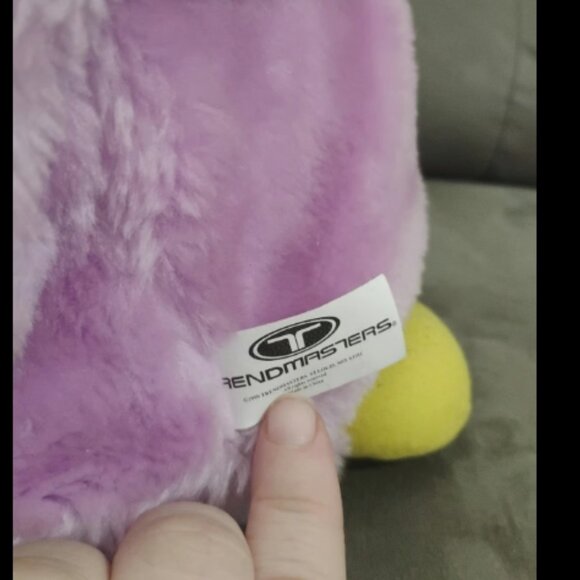 Vintage 1999 Wuv Luv Purple Plush Interactive Talking With Baby Trend Masters - Picture 7 of 11